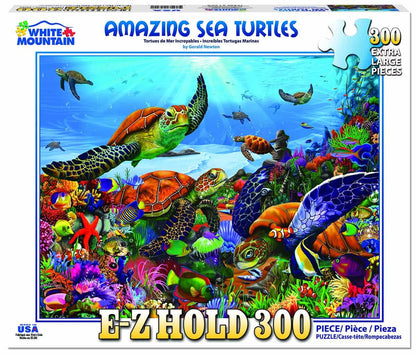 Amazing Sea Turtles (1369pz) - 300 Piece Jigsaw Puzzle