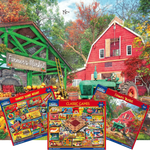 1 Year Puzzle Subscription Bi-monthly 300-500 Piece - Gift
